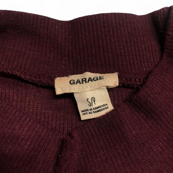 Garage Ribbed Mockneck Top - Picture 3 of 5